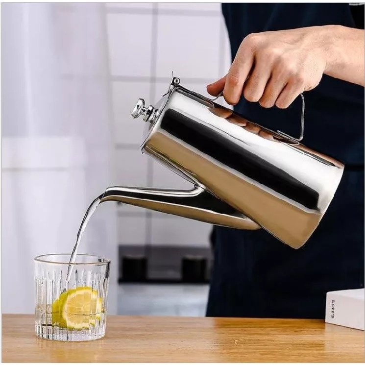 [HÀNG XỊN] Bình đựng nước trà , cafe 2L inox tốt đa năng vòi rót dài tiện dụng cao cấp | BigBuy360 - bigbuy360.vn