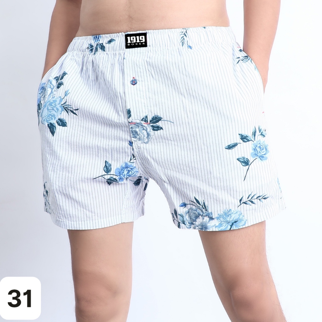 Quần đùi nam mặc nhà chất cotton 1919 Quần ngủ nam CT06