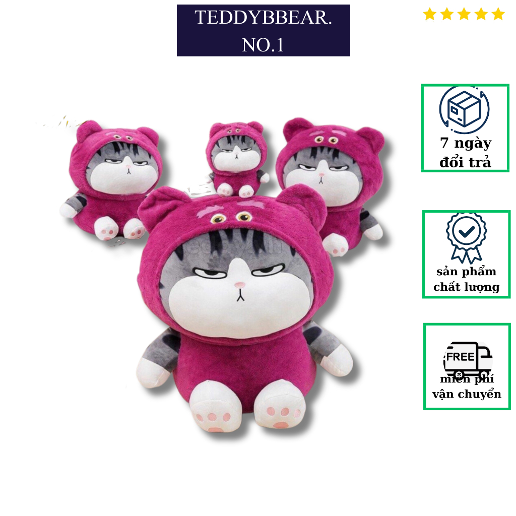 Gấu Bông Mèo Hoàng Thượng Cosplay Lotso Gấu Bông Mèo Cao Cấp TEDDY BEAR
