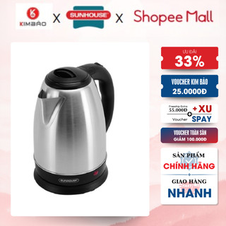Ấm siêu tốc inox Hàng chính hãng Sunhouse SHD1182