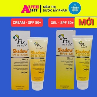 (NỘI ĐỊA ẤN - BẢN MỚI 2023) Kem Chống Nắng Fixderma Shadow SPF 50+ Cream/SPF 50+ Gel