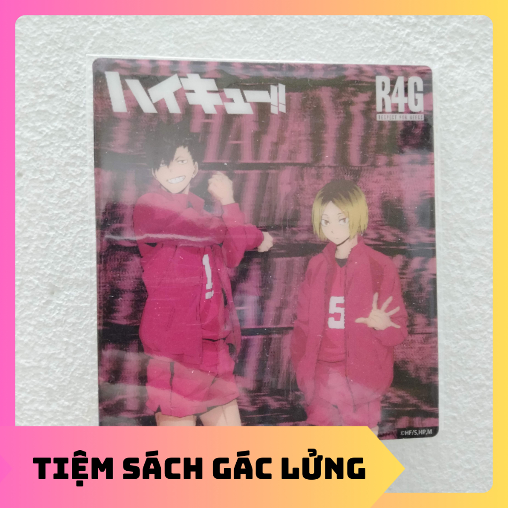 Card 3d nhân vật Haikyuu kích cỡ 12x13,5cm