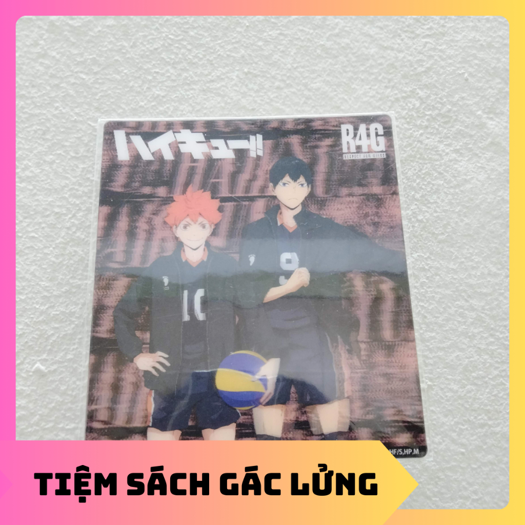 Card 3d nhân vật Haikyuu kích cỡ 12x13,5cm