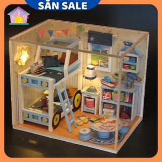 Mô Hình Nhà Gỗ Diy Star Trer Dành Cho Bạn Trai  +Mica Đi Kèm Và Keo