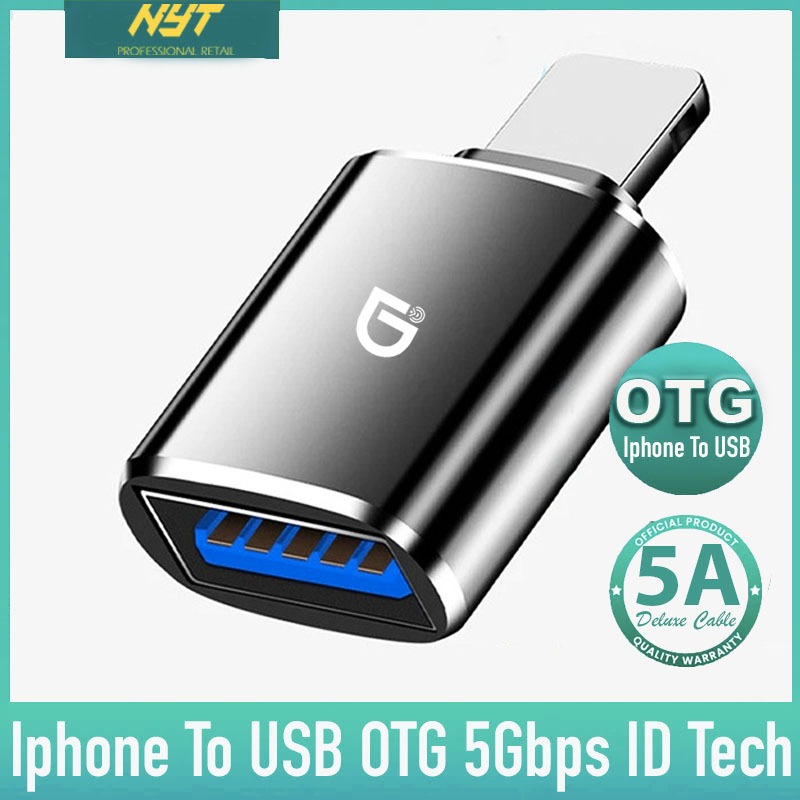 Đầu Chuyển Đổi Điện Thoại Android /Táo Sang USB 3.0 OTG 5Gbps, Kết Nối Phím, Chuột,  USB v.v. - ID CD110 Chính Hãng