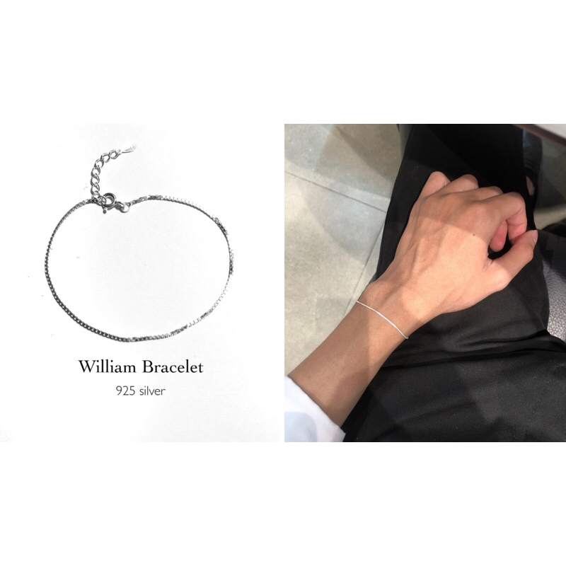 MARTINO VÒNG TAY BẠC QUITE LUXURY | WILLIAM BRACELET