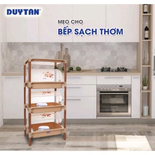🚀TBA SHOP🚀 Kệ úp chén có nắp nhựa duy tân NHỎ 3 ngăn-4 tầng- KT 47 x 35.5 x110 cm