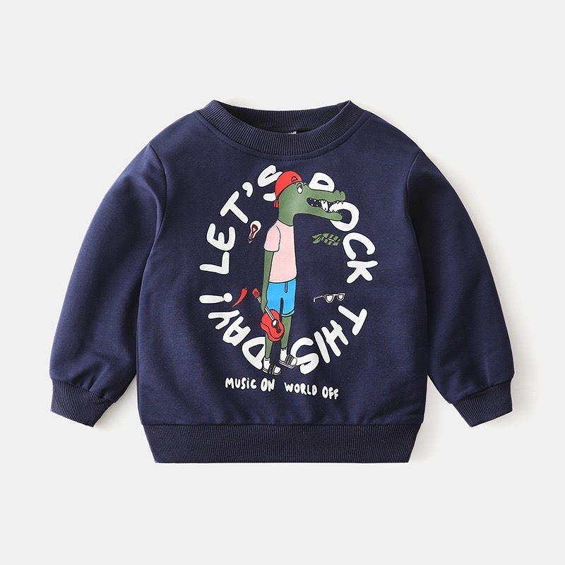 Áo nỉ bé trai SAM BABY Áo thu đông bé trai chất nỉ da cá mỏng mềm mịn phù hợp mùa thu dành cho bé từ 10-22kg