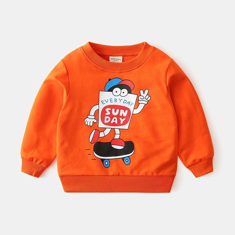 Áo nỉ bé trai SAM BABY Áo thu đông bé trai chất nỉ da cá mỏng mềm mịn phù hợp mùa thu dành cho bé từ 10-22kg