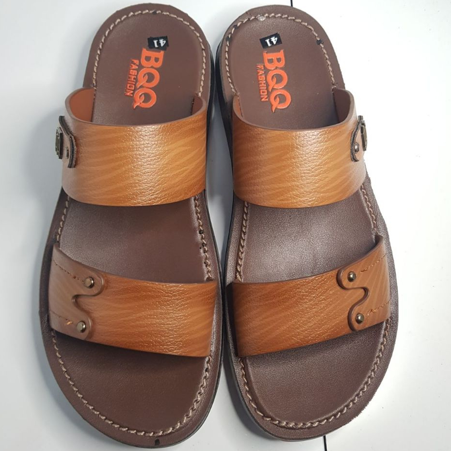 Dép da nam trung tuổi dép nam quai ngang cao cấp thời trang trẻ trung hàng Việt Nam chất lượng cao