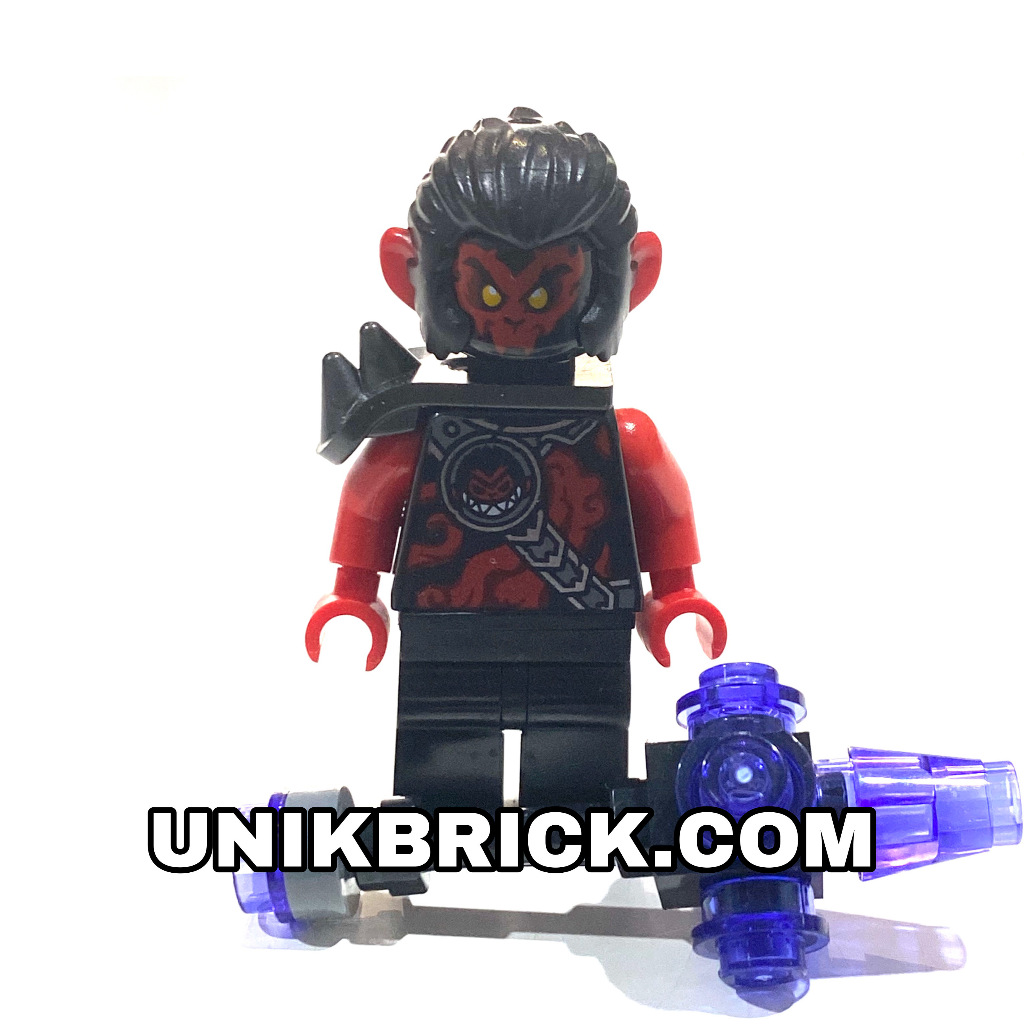 Lego UNIK BRICK Monkie Kid Savage Rumble -  Nhân Vật LEGO Monkie Kid Savage Rumble Khỉ Đen chính hãn