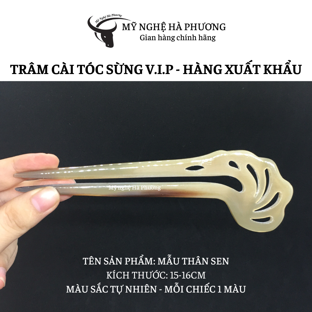 Trâm Cài Tóc Bằng Sừng Hàng VIP Xuất Khẩu - Thời Trang Cho Nữ, Mỹ nghệ Hà Phương