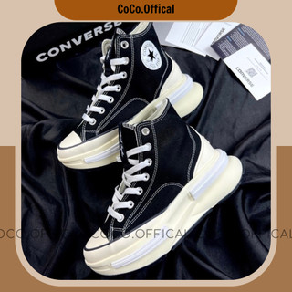 Giày convers run star legacy cx black white cao cổ nam nữ