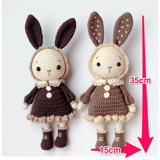 Thỏ bông móc len Miti - Crochet the Miti