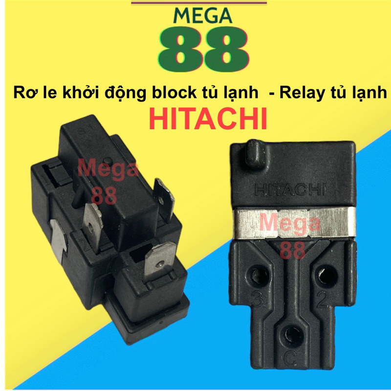 Rơ le khởi động block tủ lạnh Hitachi chính hãng - Relay tủ lạnh Hitachi