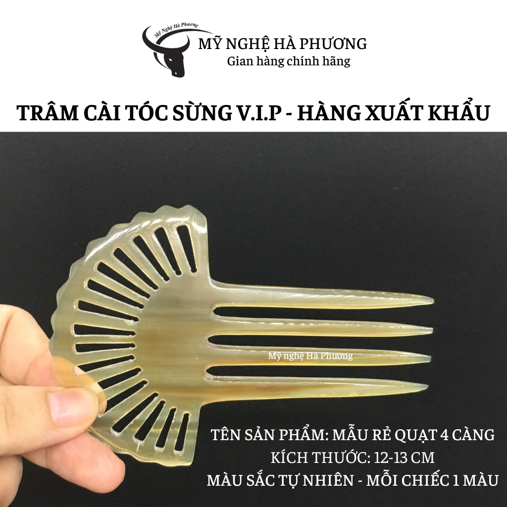 Trâm Cài Tóc Bằng Sừng Hàng VIP Xuất Khẩu - Thời Trang Cho Nữ, Mỹ nghệ Hà Phương