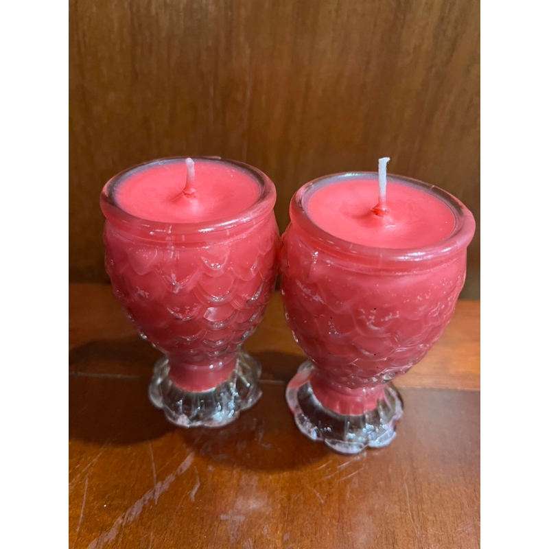 Ly đuôi cá nhỏ làm nến  Tặng kèm bấc cotton