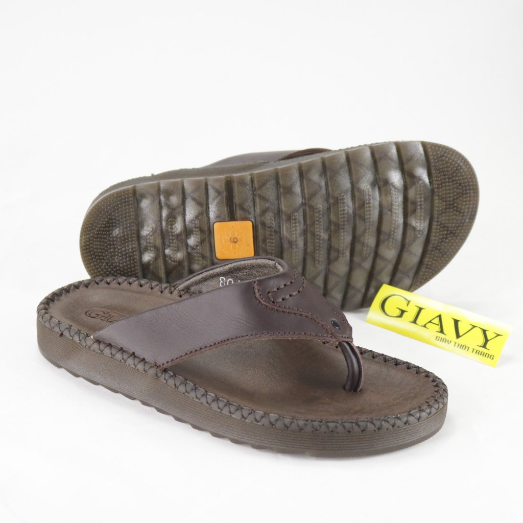 Dép nam quai kẹp GiaVy đế cao su đúc cao 2 phân - Giavy U8014