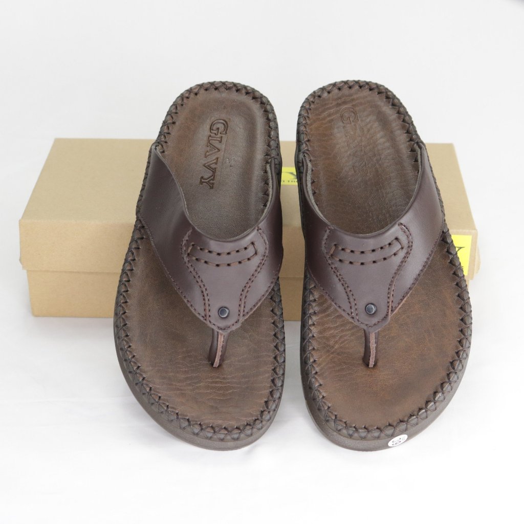 Dép nam quai kẹp GiaVy đế cao su đúc cao 2 phân - Giavy U8014