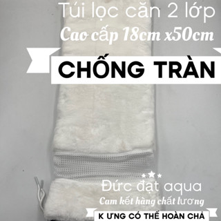 Túi lọc, tất lọc bông chống tràn 1 lớp, 2 lớp, và khăn lọc cho bộ lọc bể cá cảnh cao cấp