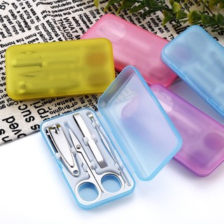 Bộ cắt móng tay mini 4 món - dụng cụ làm móng tay 4 món cho phụ nữ trẻ em tiện lợi