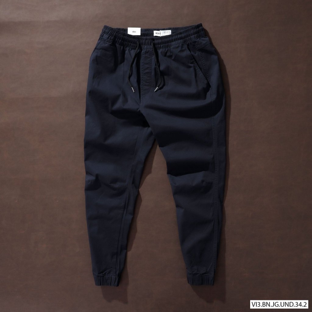 Quần Jogger Kaki Nam Trơn Underness, form Slim, chất vải kaki cao cấp, cạp chun co dãn, Hàng VNXK - JK61