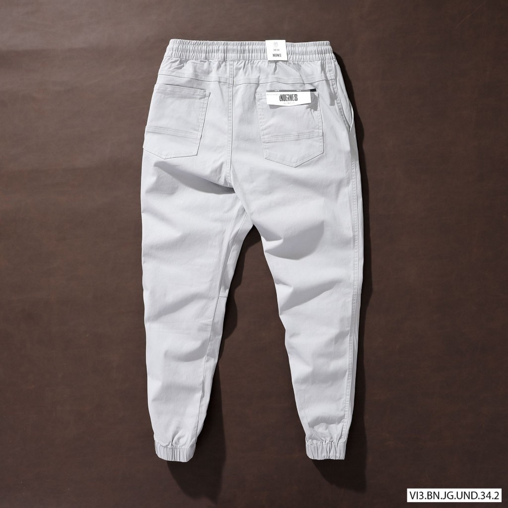 Quần Jogger Kaki Nam Trơn Underness, form Slim, chất vải kaki cao cấp, cạp chun co dãn, Hàng VNXK - JK61