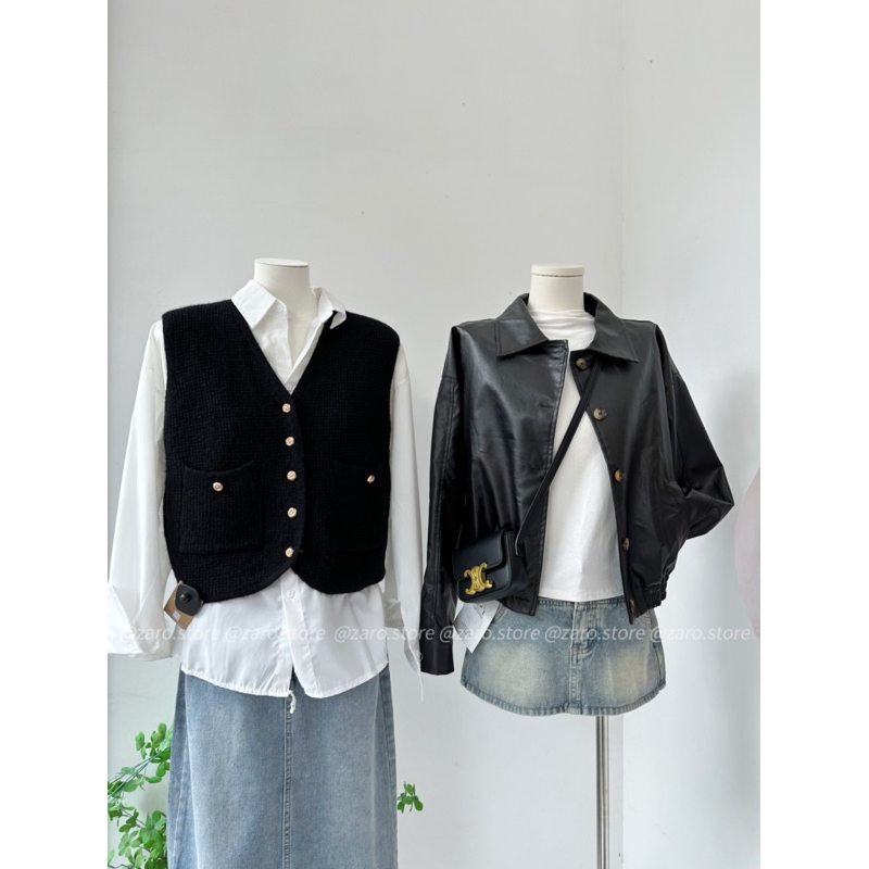 Gile len cài cúc Korea