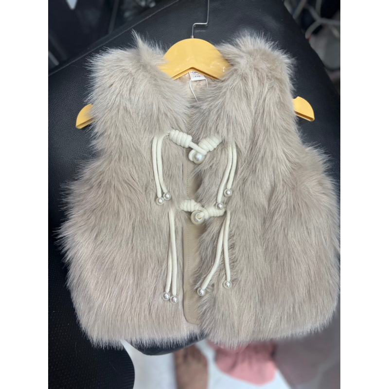 Áo Gile Bé Gái lông Qccc đẹp sz 12-28kg