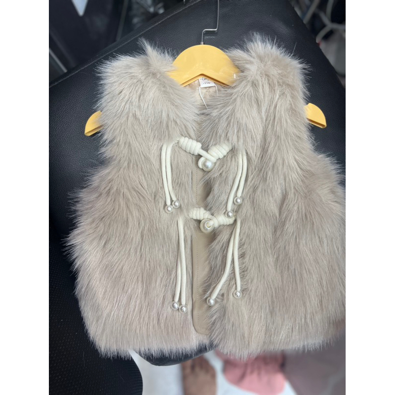 Áo Gile Bé Gái lông Qccc đẹp sz 12-28kg
