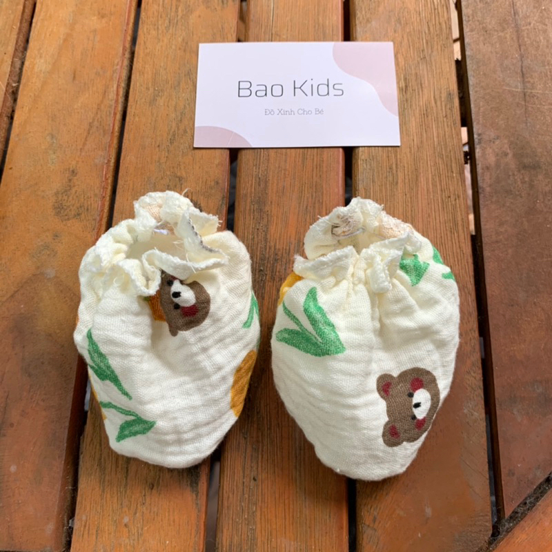 Bố Bao ❤️ Bao Chân Muslin cho bé từ sơ sinh chất đẹp