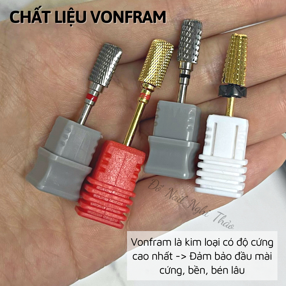 Đầu mài móng cao cấp Vonfram Jeliva NGHI THẢO