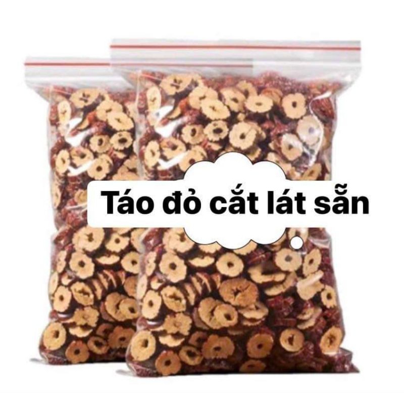 Táo Đỏ Lát Khô Giòn Sạch Ăn Liền 500G