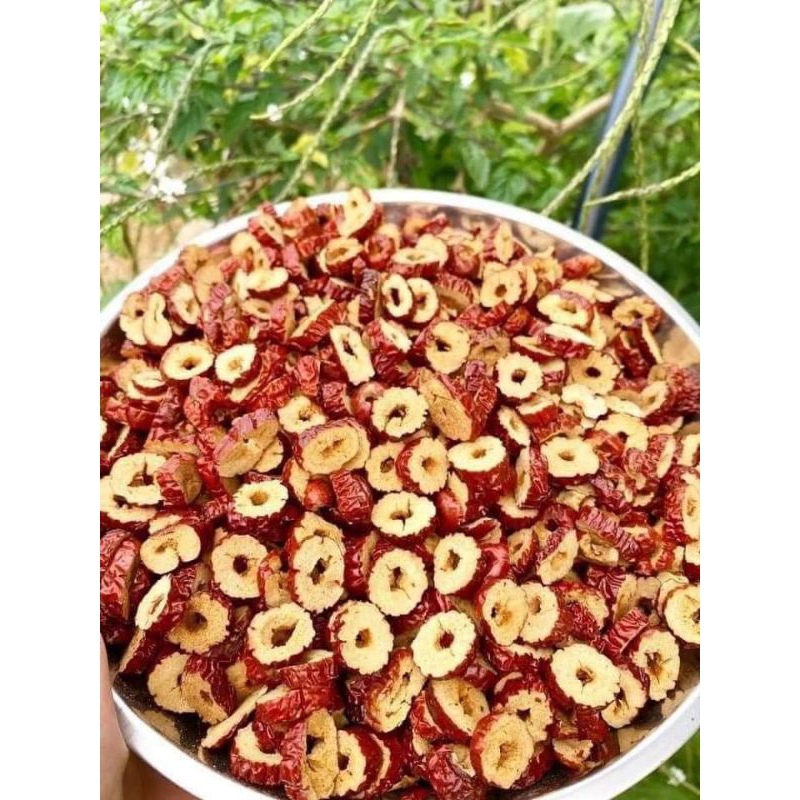 Táo Đỏ Lát Khô Giòn Sạch Ăn Liền 500G