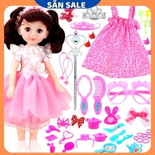 Búp Bê Mắt 4D Doll Thông Minh Biết Nói , Biết Hát (Hồng)