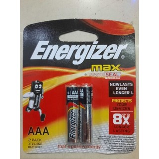 Vĩ 2 Viên Pin Energizer 2A, 3A 1.5V Hiệu Suất Cao