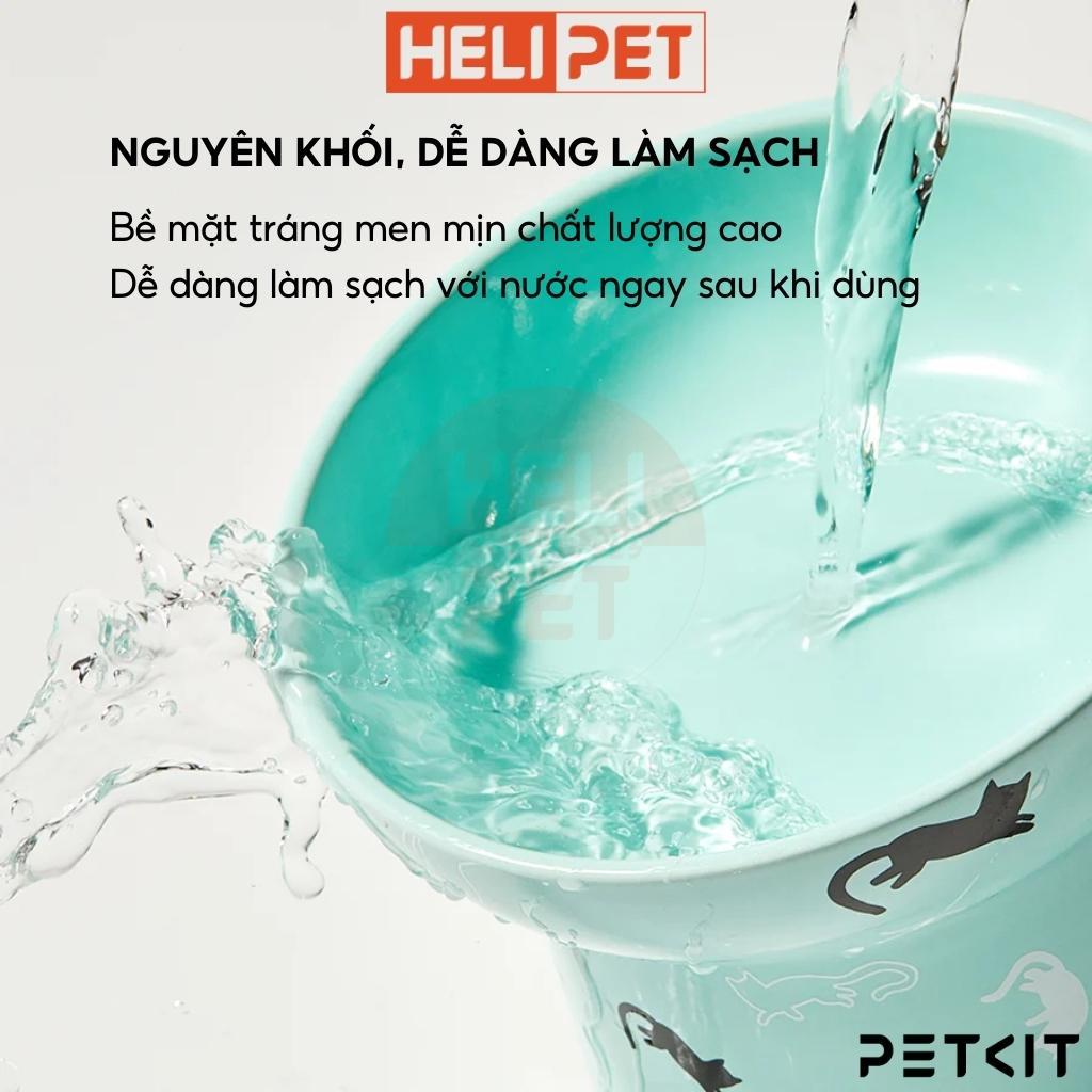 Chén Ăn, Bát Ăn Cho Chó Mèo Chống Gù Làm Từ Gốm Sứ Cao Cấp Ceramic PETKIT Cera Spot