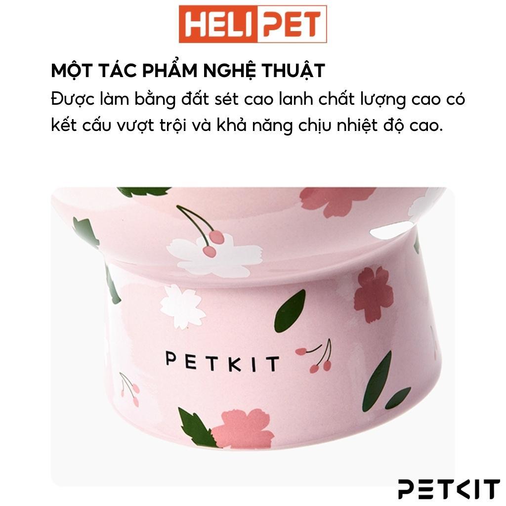 Chén Ăn, Bát Ăn Cho Chó Mèo Chống Gù Làm Từ Gốm Sứ Cao Cấp Ceramic PETKIT Cera Spot