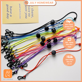 Dây mũ chống gió, dây thun co giãn có thể điều chỉnh, dây khẩu trang, dây đeo tai chống thất lạc JULY HOMEWEAR