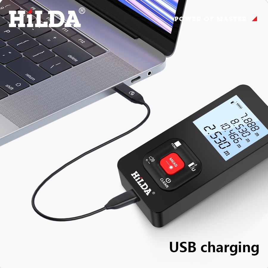 Thước laser,thước laze,Máy đo khoảng cách bằng tia laser CRAFT/ HILDA  50M/100M C18