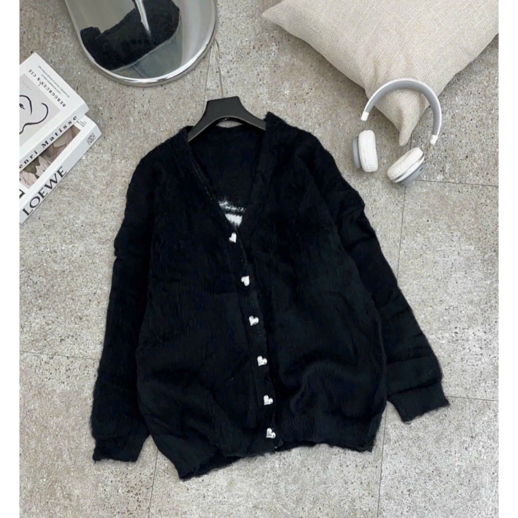 Áo Cardigan Lông Saint Form Rộng Unisex Hót Hít 2023