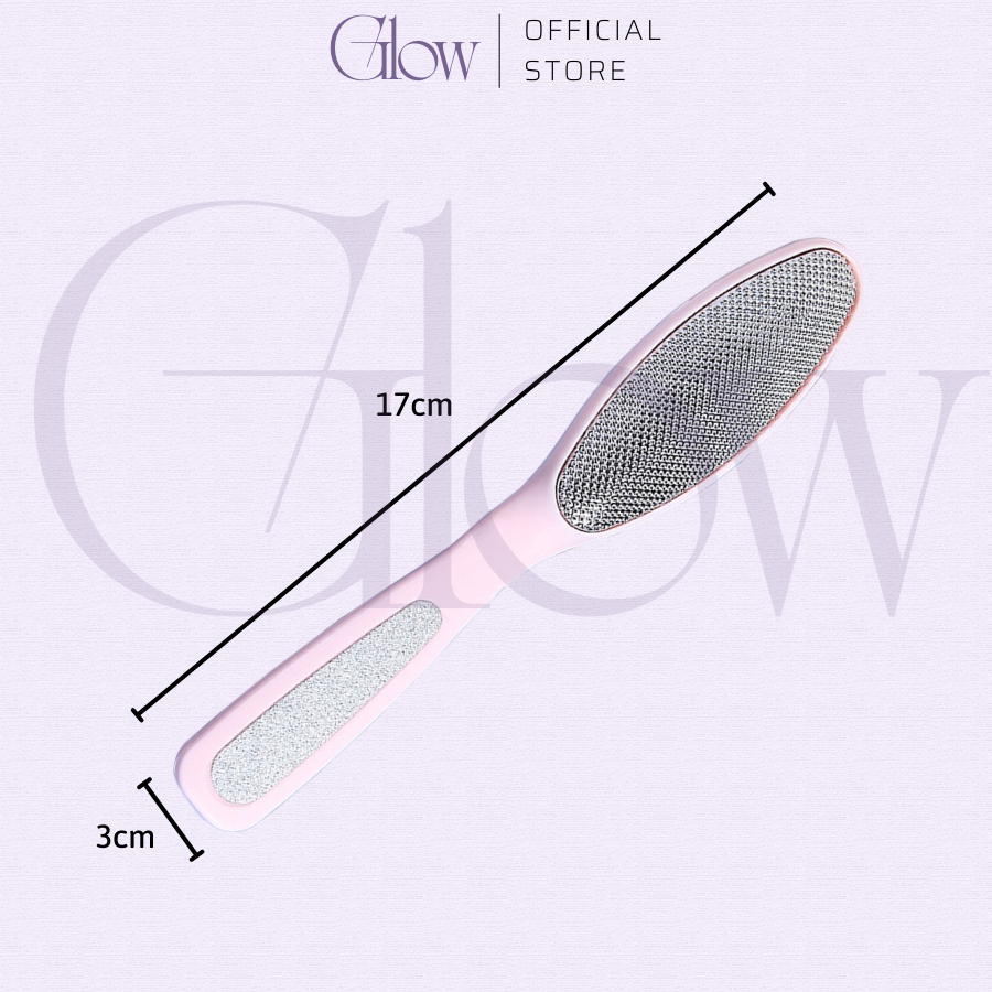 Cây Chà Gót Chân Tẩy Tế Bào Chết GLOW WAXING 2 Mặt Đa Năng Giúp Vệ Sinh Gót Chân Sạch Sẽ, Hiệu Quả