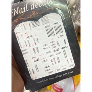 sticker dán móng nail trang trí