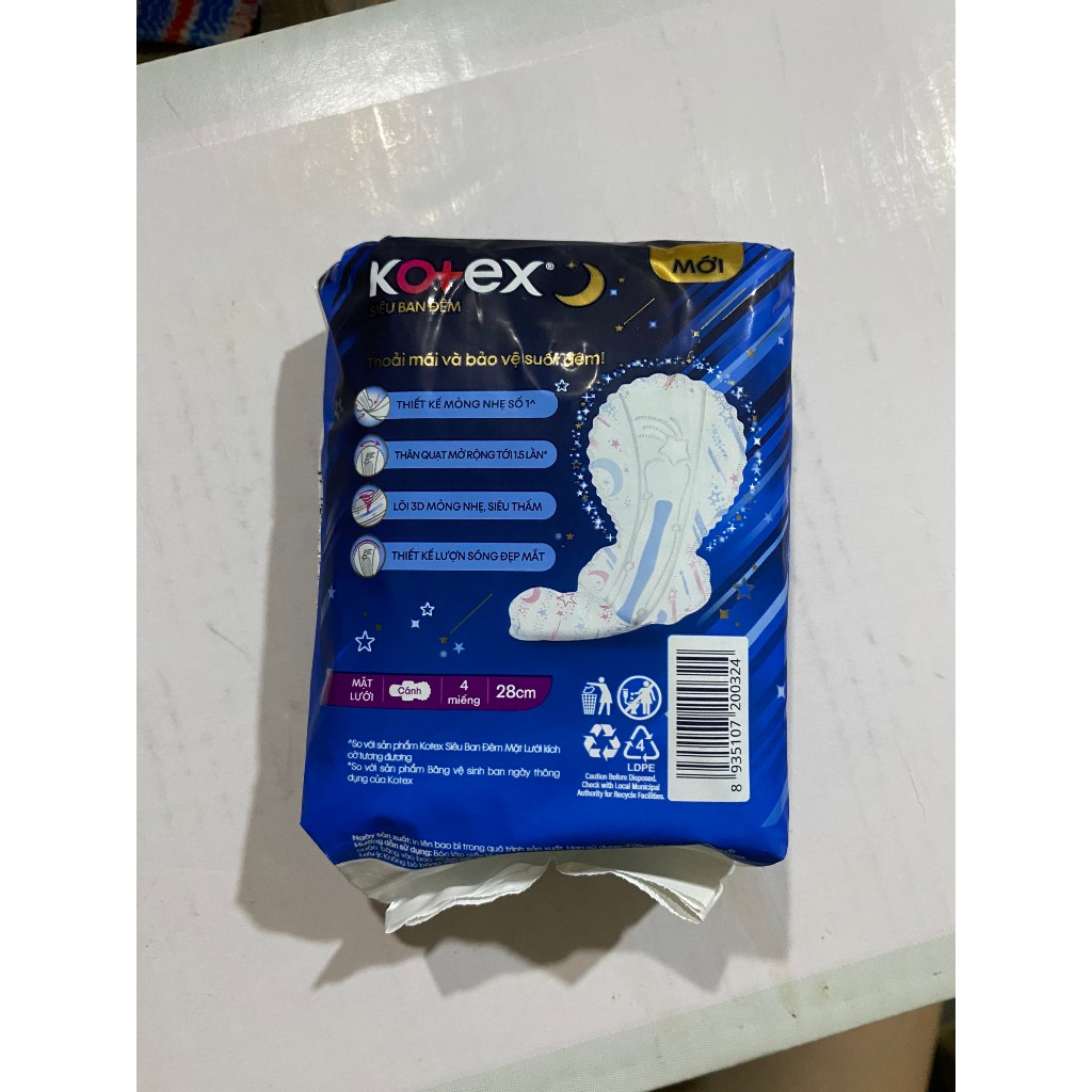 Băng vệ sinh Kotex các loại