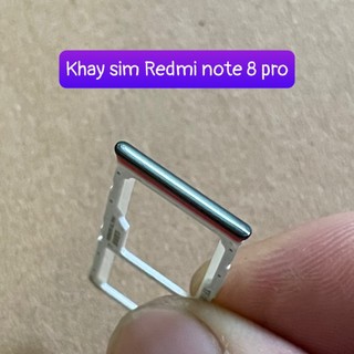 khay sim Redmi note 8 pro