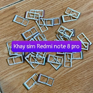 khay sim Redmi note 8 pro