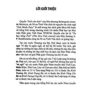 Sách  - Pali Căn Bản - Bìa Mềm