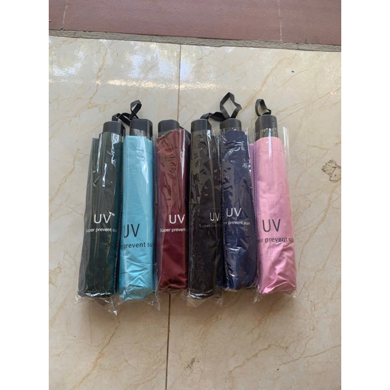 Ô Dù Gấp Che Mưa Nắng Hình Gấu Dâu