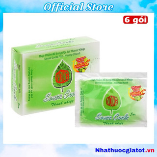 Hộp 6 Gói Sensa Cools Bột Sủi Thanh Nhiệt Tăng Sức Đề Kháng