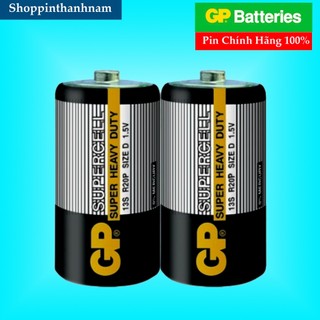 Pin Đại GP Supercell D 1,5V 13S-S2 Vỉ 2 Viên Chính Hãng Thay Bếp Gas